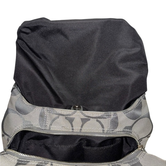 Coach Soho Gray Signature Hobo Bag - Picture 2 of 10